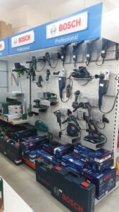 Професионални машини на Bosch в строймаркет Александър 49 град Петрич